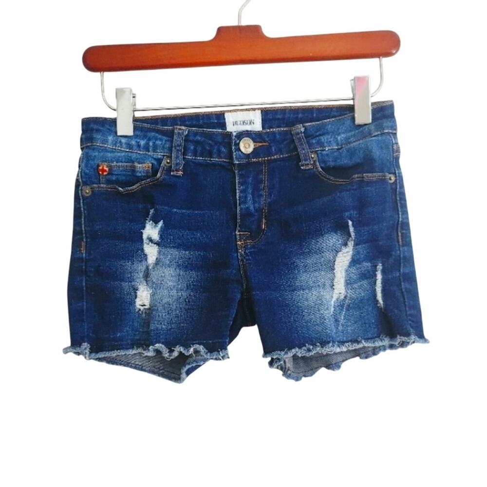 14 Hudson Dark Denim Shorts